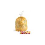 Nacario Cook Büzgülü Çöp Torbası, Orta Boy, 55 x 60 Cm, 15 Yaprak, Kavun Kokulu, Turuncu - Standart - Çok Renkli