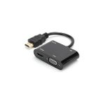 Nacario Coverzone 1080P 2ın1 Hd'den Vga'ya HDMI To VGA Hd Dönüştürücü Bilgisayar Projeksiyonu - Hd