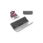 Nacario Coverzone Katlanabilir Türkçe Q Kablosuz Klavye, Tablet Telefon Standlı, Geniş Touchpad, Çoklu Ciha