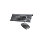 Nacario Coverzone Onezero Kablosuz Türkçe Klavye Mouse Set Şarjlı Klavye Mouse 2.4g USB Dongle Bluetooth
