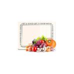 Nacario Decovetro Cam Kesme Tahtası Sunumluk Sunum Tabağı Good Life 30X40 cm