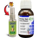 Nacario Detox Care: 1 Adet 15 Günlük Pratik Şurup Formülü + 30 ml Çörek Otu Masaj Yağı - Paket