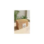 Nacario Digithome Dikdörtgen Rattan Hasır Patates Soğan Çift Bölmeli Sepet Düzenleyici Organizer -9T09