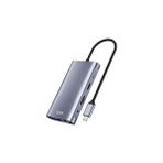 Nacario Dm CHB055 Type-C To HDMI VGA RJ45 Ethernet 3*usb 3.0 Aux Pd Tf Sd Kart Okuyucu Dönüştürücü