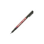 Nacario Edding 142 M Permanent Kalem - Asetat Kalemi - Siyah - 1 Kalem - Yuvarlak Uç 1 mm