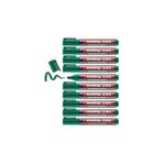 Nacario Edding 330 Permanent Markör - Yeşil - 10 Kalem - 1-5 mm Kesik Uçlu