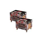 Nacario Emk Pratik Mangal Kömürü, 2 kg x 2 Adet, Barbekü Mangal Için