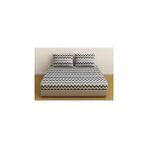 Nacario Ezgi Battal Boy Desenli Lastikli Çarşaf Seti 180X200 cm + 2 Adet Yastık Kılıfı 50X70 Mavi, Sti - 180 x 200 cm