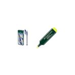 Nacario Faber-Castell 1425 Tükenmez Kalem& Fosforlu Sarı Kalem Seti