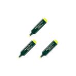 Nacario Faber-Castell 1548 Fosforlu Kalem Sarı, Uzun Ömürlü, Yeniden Doldurulabilir, Dayanıklı Plastik Gövd