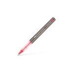 Nacario Faber-Castell Free Ink Roller Kalem 0.5, Kırmızı, Silinmez Kalıcı Mürekkep, Iğne Uçlu, Akıcı Yazım,