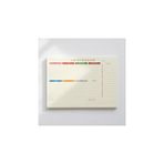 Nacario Fark Tanıtım Tarihsiz A4 Haftalık Masa Planlayıcı – 80 Yaprak | 110GR. Ivory | Minima - Çok Renkli