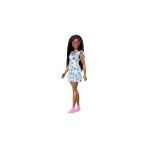 Nacario Fashionistas Doll #229, Down Sendromlu Bebek, Baskılı Elbise Giyen Bebek, Ulusal Down S