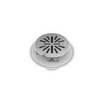 Nacario Faucet Yuvarlak Duş Yer Sifonu, 10CM Fayans, Krom Kaplama