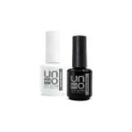Nacario Fontenay Super White Beyaz 15ML & Super Black Siyah Kalıcı Oje 15 ml Siyah&beyaz