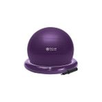 Nacario Gaiam Essentials Balance Ball & Base Kit, 65 cm Yoga Topu Sandalyesi, Evde Veya Ofiste Çalışma Masa