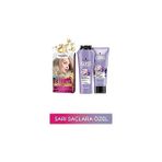 Nacario Gliss Palette Deluxe Saç Boyası 12-2 Titan Sarı + Blonde Perfector Mor Şampuan Maske Seti