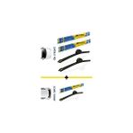 Nacario Goodyear Seat Ibıza Supermute Ön ve Arka 3'lü Muz Silecek Takımı 2011-2022 Coupe (600MM - Çok Renkli