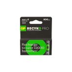 Nacario Gp Batteries Recyko Aaa Ince Ni-Mh Şarjlı Pil, 1.2 Volt, 4'lü Kart