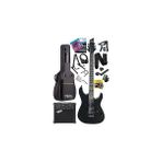 Nacario GRX-300-25-AMP Profesyonel Elektro Gitar Seti 25 Watt Gainli Şarjlı Bluetooth'lu Amfi Full