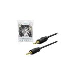 Nacario Hadron HDX1018 3.5mm Aux Kablosu 10 Metre, Altın Kaplama Uçlu Erkek To Erkek Stereo Ses Kablosu - H