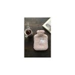 Nacario Hello Everyone Yazılı Pembe Peluş Sıcak Su Torbası, 1 Lt, Yumuşak Kılıf, Uzun Süre Sıcak Tut