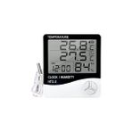 Nacario Htc-2 Dijital Termometre Sıcaklık Nem Ölçer Higrometre Masa Alarm, Problu Dijital Termometre, Pr