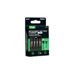 Nacario I-Gen G429 4'lü Pil Şarj Aleti + 4 Adet Aa 2950 Mah Şarjlı Kalem Pilli Set