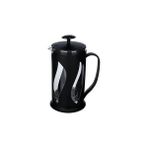 Nacario Kahve & Çay Presi, Paslanmaz Metal Süzgeçli Coffee French Press, Bitki Çayı Demliği (Siyah)