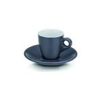 Nacario Kela Mattia Espresso Fincan Seti 2'li Gri 50 ml - Renkli