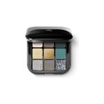 Nacario Kiko Milano Kiko Göz Farı Paleti - New Glamour Multi Finish Eyeshadow Palette 06 Green Vib - Çok Renkli