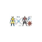 Nacario Legends Series Gamerverse Wolverine Vs Marvel's Silver Samurai Ikili Aksiyon Figür Se