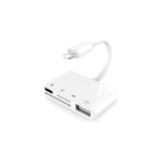 Nacario Lunatic 3343 Uyumlu Lightning To USB Lightning Micro Sd Tf Kart Okuyucu Çevirici Dönüştürücü