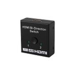 Nacario Lunatic 9444 2 Port Çift Yönlü HDMI Switch Splitter Ekran Monitör Altın Kaplama Çoklayıcı Çoğaltıcı