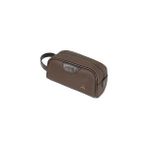 Nacario M 433 Mega Bag Kanvas El/clutch/makyaj/tıraş Çantası Kahverengi