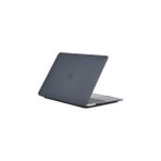 Nacario Macbook Air 13.6ınç 2024 M3 M2 A3113 A2681 Kılıf Kristal Ön Arka Şeffaf Kapak Siya