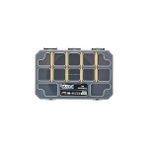 Nacario Made Slim Organizer 12 Bölmeli, Şeffaf, Düzenleyici Kutu, Polipropilen Malzeme, Çekmece Içi Masa