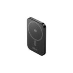 Nacario Mag Q-Elite Wireless 5.000 Mah 20W, Qi2, Magsafe Uyumlu Manyetik Kablosuz Ince Powerbank, Siyah