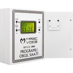 Nacario Magicvoice Mv-Cc2000 Usb Duvar Tipi Programlı 20 Adet Mp3 Formatı Zil / İstiklal Marşlı Akıllı Dijit