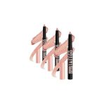 Nacario Maybelline New York Color Tattoo 24H Eye Stix - Inspired (3 Paketi) - Çok Renkli