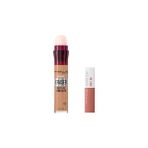 Nacario Maybelline New York Instant Anti Age Eraser Kapatıcı 02 Nude & Mini Super Stay Matte Ink L - Çok Renkli