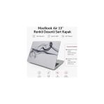 Nacario Mcstorey Macbook Air 13 Inç Kılıf Uyumlu A1369 A1466 Renkli Boya Desenli Ince Sert Kapak Darbe Çizi