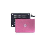 Nacario Mcstorey Macbook Air M1 Kılıfı A2337 Uyumlu 13 Inç Simli Deri Kaplama Hard Case A2179 A1932