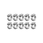 Nacario Metal Hortum Kelepçesi, Paslanmaz Çelik, 8mm x 10-16MM, 10 Parça, Otomotiv, Tesisat ve Dı