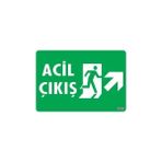 Nacario Mey Ithalat® Acil Çıkış Uyarı Levhası 17,5X25 Kod: 946