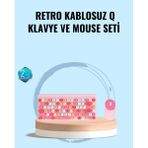 Nacario Mey Ithalat® Bluetooth Klavye ve Mouse Kombinasyonu – USB Alıcılı, Kompakt, Uzun Ömürlü