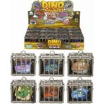 Nacario Mey Ithalat® Crazoo Çek Bırak Kafesli Dinozor Araba ve Anahtarlık