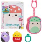 Nacario Mey Ithalat® Squish-A-Longs 3 Figür + Yüzük Çantalı Sürpriz Paket Seri 1
