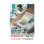 Nacario Mey Ithalat® Süper Ince 1 mm Hss Hassas Makine Kılavuz Ucu Seti - 10 Adet (Saatçi ve Mikro Mekanik) 723192