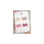 Nacario Mini Kurdele Fiyonk Saçsız Bebek Tokası 3cm - Seyrek Saçlı Bebeklere Özel Saçtan Düşmeyen Toka (Nat